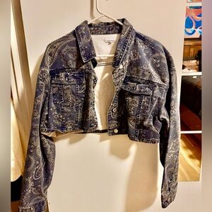 Women's Cropped Denim Jacket